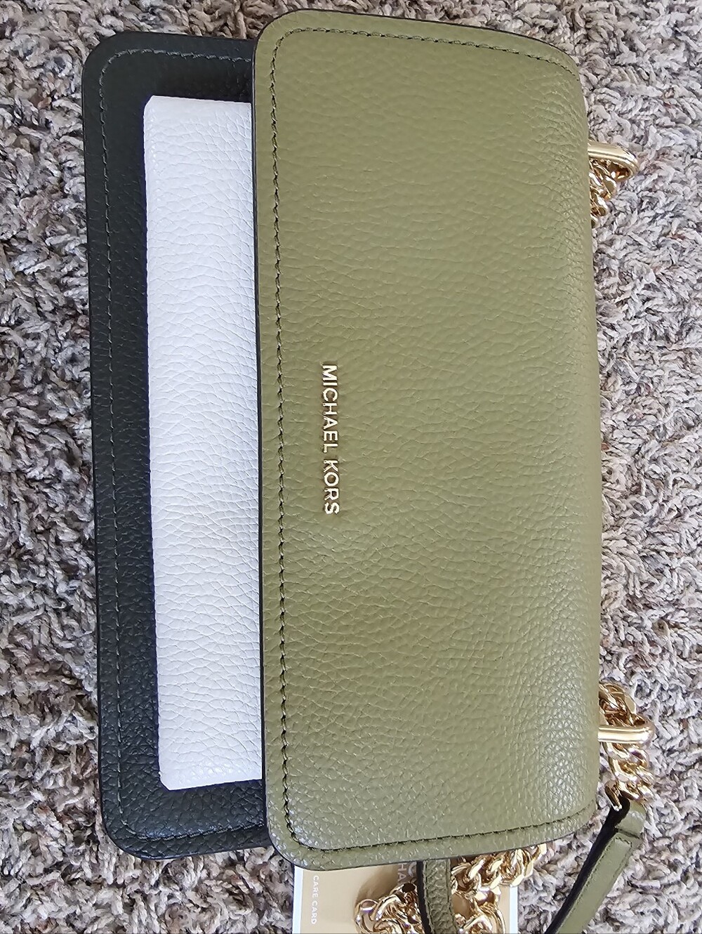 Michael Kors Clair Pistachio Multi Crossbody Bag - Picture 2 of 7